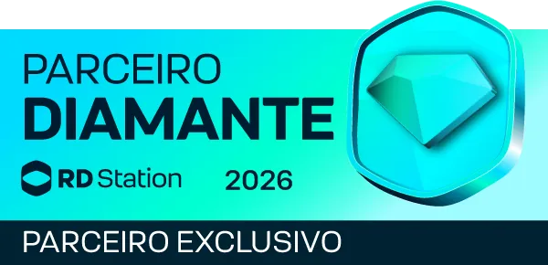 Selo Parceiro Diamante 2026 RD Station - Web Bizz